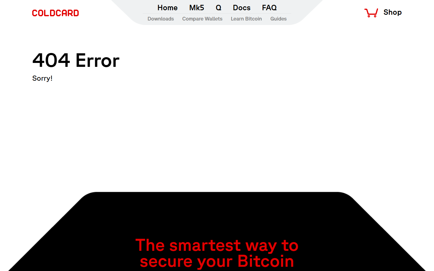 Coldcard quick-start documentation page showing setup and signing workflow