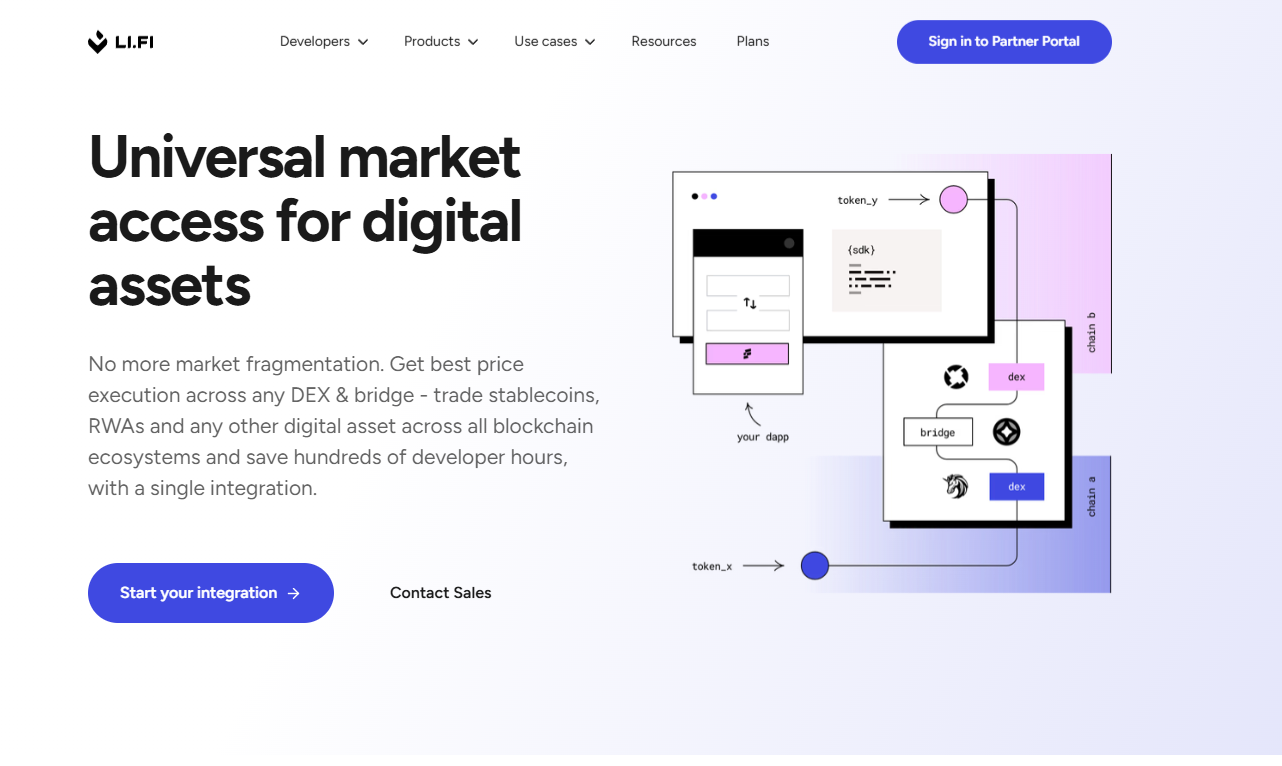 LI.FI homepage